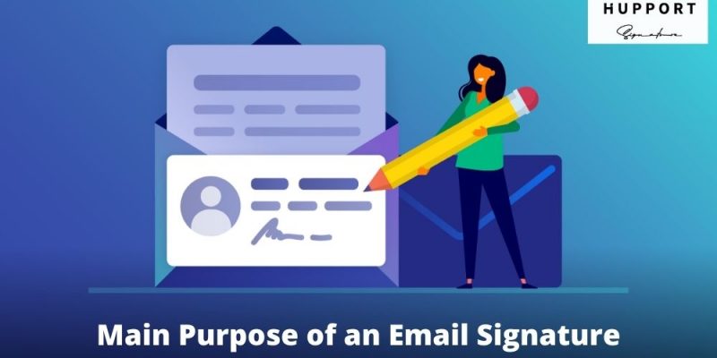 Main Purpose of an Email Signature